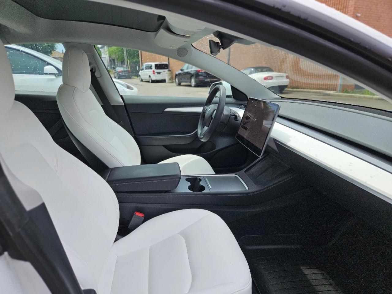 2021 Tesla Model 3 WHITE INTERIOR-AUTO PILOT-FSD 3 COMPUTER Photo