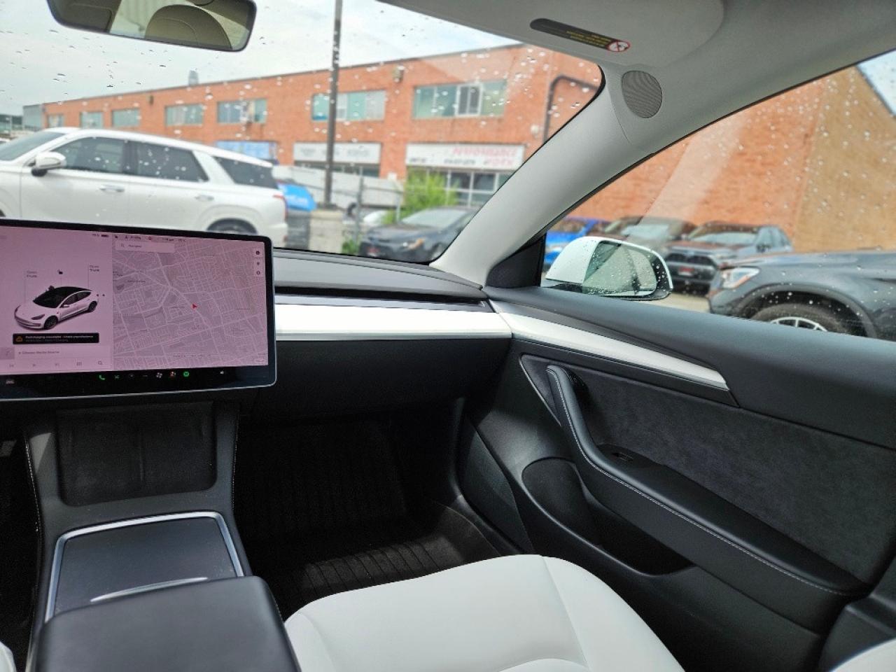 2021 Tesla Model 3 WHITE INTERIOR-AUTO PILOT-FSD 3 COMPUTER Photo