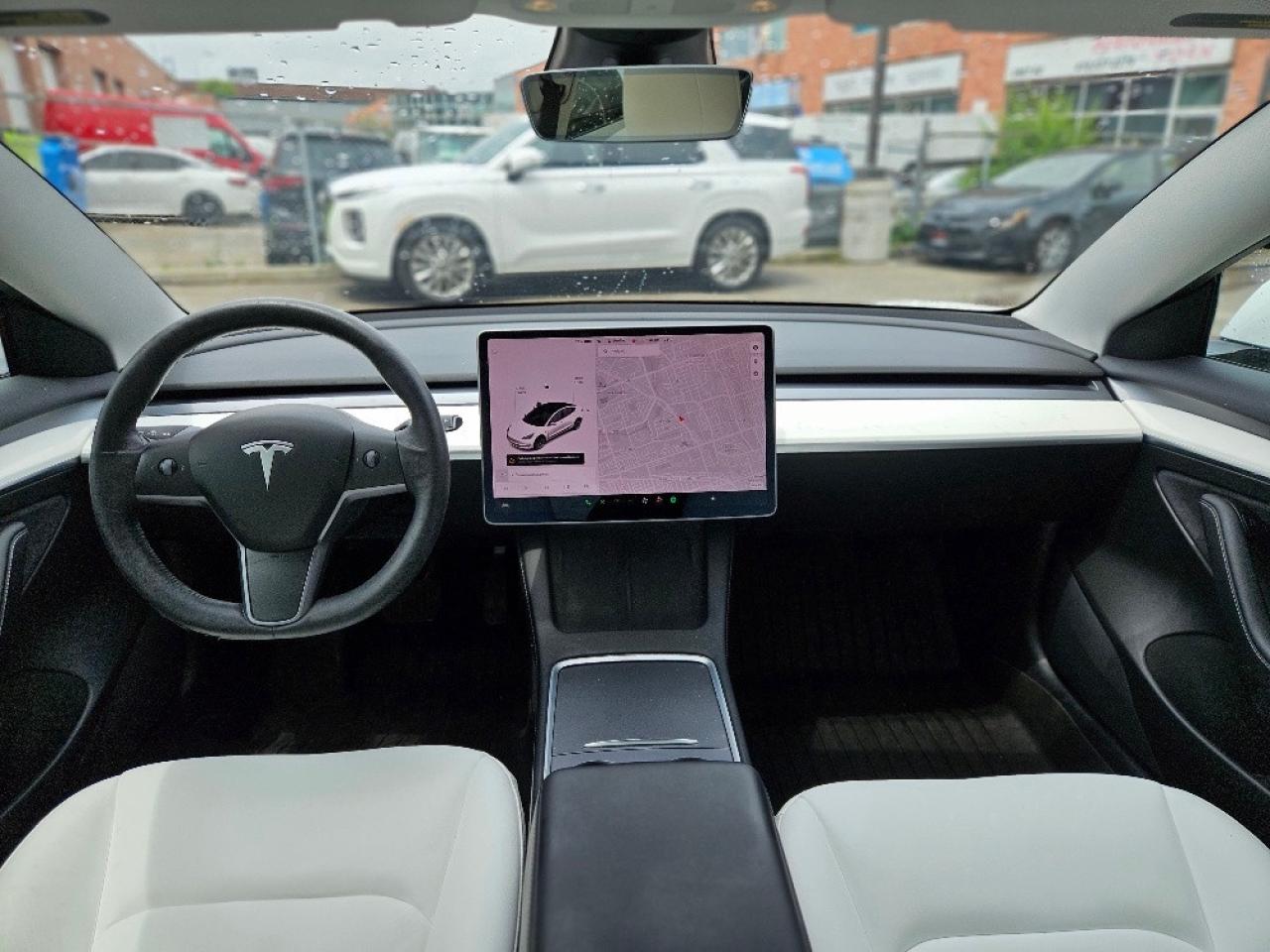 2021 Tesla Model 3 WHITE INTERIOR-AUTO PILOT-FSD 3 COMPUTER Photo
