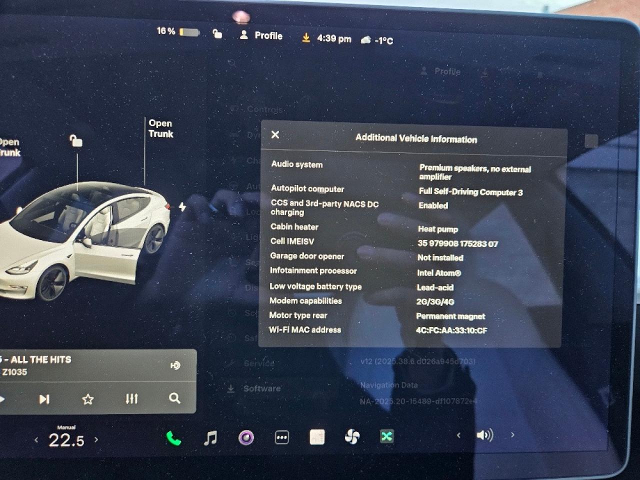 2021 Tesla Model 3 WHITE INTERIOR-AUTO PILOT-FSD 3 COMPUTER Photo