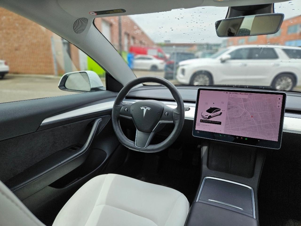 2021 Tesla Model 3 WHITE INTERIOR-AUTO PILOT-FSD 3 COMPUTER Photo