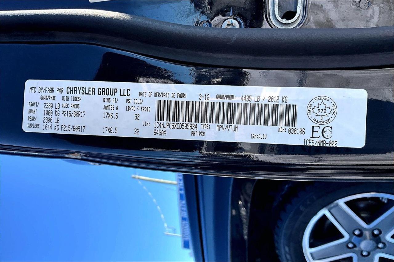 2012 Jeep Patriot Limited | Pioneer Touchscreen | AS IS | FWD Photo