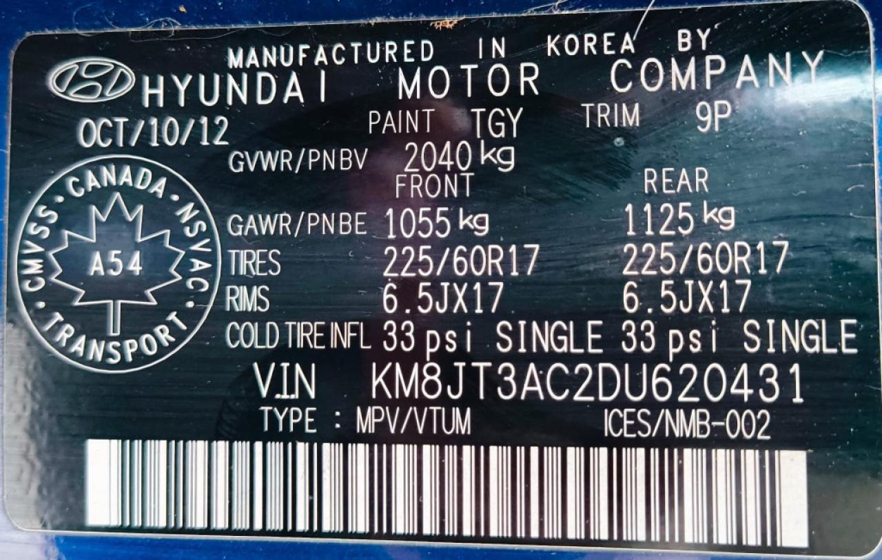 2013 Hyundai Tucson GL 4dr Front-wheel Drive Photo