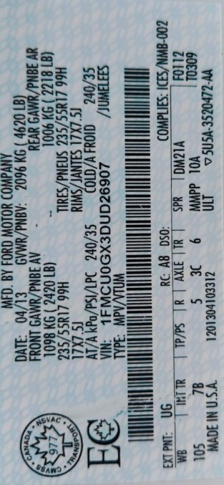 2013 Ford Escape SE 4dr Front-wheel Drive Automatic Photo