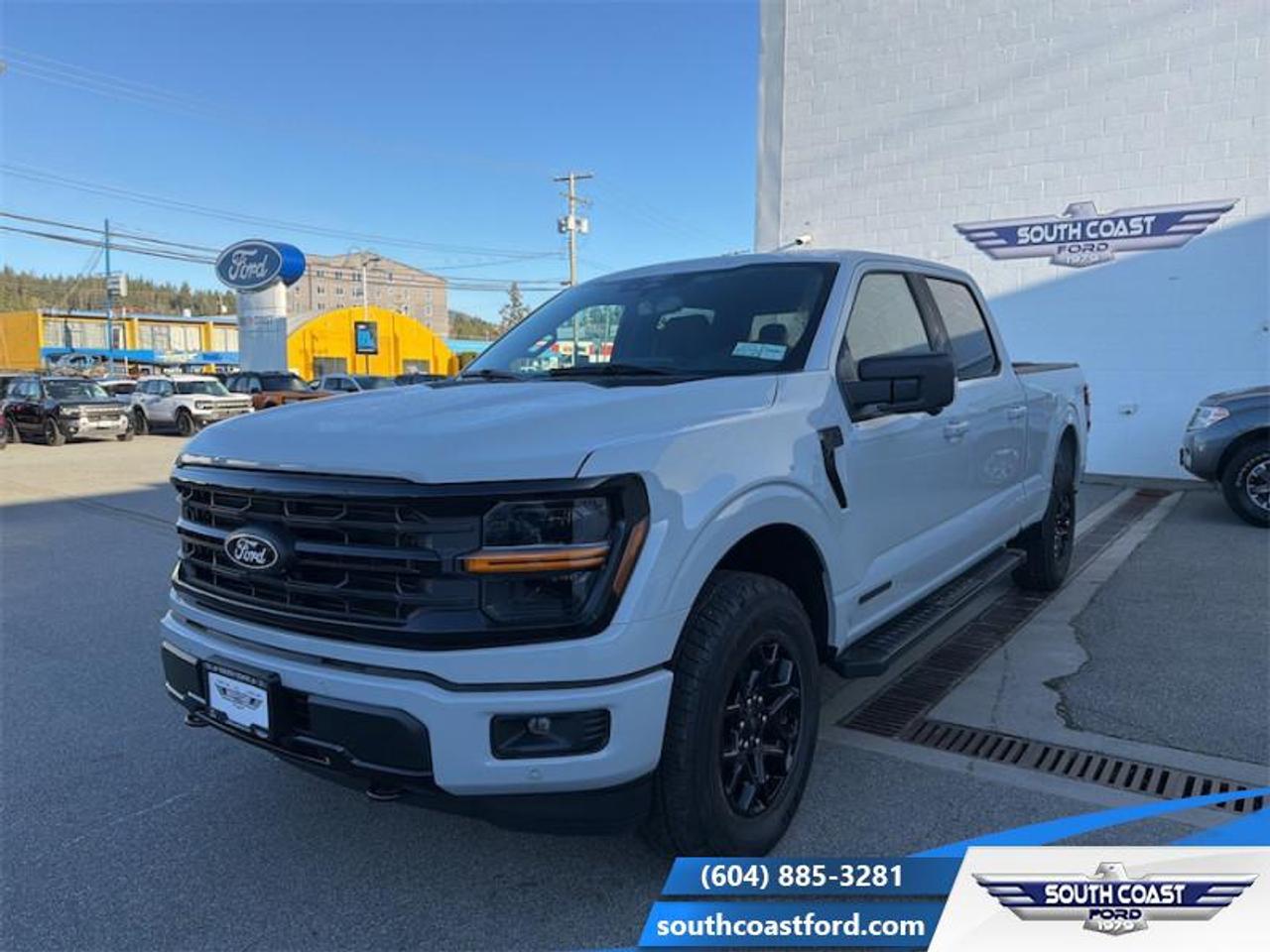 <b>Wireless Charging, FX4 Off-Road Package, XLT Black Appearance Package, Tow Package, Tailgate Step!</b><br> <br> The 2026 Ford F-150 brings unmatched capability, advanced innovation and bold design to the full-size pickup segment. <br> <br>The 2026 Ford F-150 combines proven leadership in toughness with smart innovation to deliver a truck built for real-world demands. Inside, the cabin features refined materials, intuitive tech and comfortable seating to support both driver and passengers on every journey. With its strong presence, flexible design and Fords legacy of dependability, the F-150 is ready for whatever work or play you throw its way.<br> <br>This Avalanche Crew Cab 4X4 pickup has an Automatic transmission and is powered by a 430HP 3.5L V6 Cylinder Engine. <br> <br> Our F-150s trim level is XLT. This vehicle has been upgraded with the following features: Wireless Charging, FX4 Off-Road Package, XLT Black Appearance Package, Tow Package, Tailgate Step, Power Sliding Rear Window.<br><br> View the original window sticker for this vehicle with this url <b><a href=http://www.windowsticker.forddirect.com/windowsticker.pdf?vin=1FTFW3LD8TFA30325 target=_blank>http://www.windowsticker.forddirect.com/windowsticker.pdf?vin=1FTFW3LD8TFA30325</a></b>.<br> <br>To apply right now for financing use this link: <a href=https://www.southcoastford.com/financing/ target=_blank>https://www.southcoastford.com/financing/</a><br><br> <br/> Total  rebate of $7500 is reflected in the price.  <br> Buy this vehicle now for the lowest bi-weekly payment of <b>$670.39</b> with $0 down for 84 months @ 7.99% APR O.A.C. ( taxes included, $695 Administration Fee included    / Total Obligation of $109835  ).  Incentives expire 2026-06-01.  See dealer for details. <br> <br>Call South Coast Ford Sales or come visit us in person. Were convenient to Sechelt, BC and located at 5606 Wharf Avenue. and look forward to helping you with your automotive needs. <br><br> Come by and check out our fleet of 20+ used cars and trucks and 80+ new cars and trucks for sale in Sechelt.  o~o