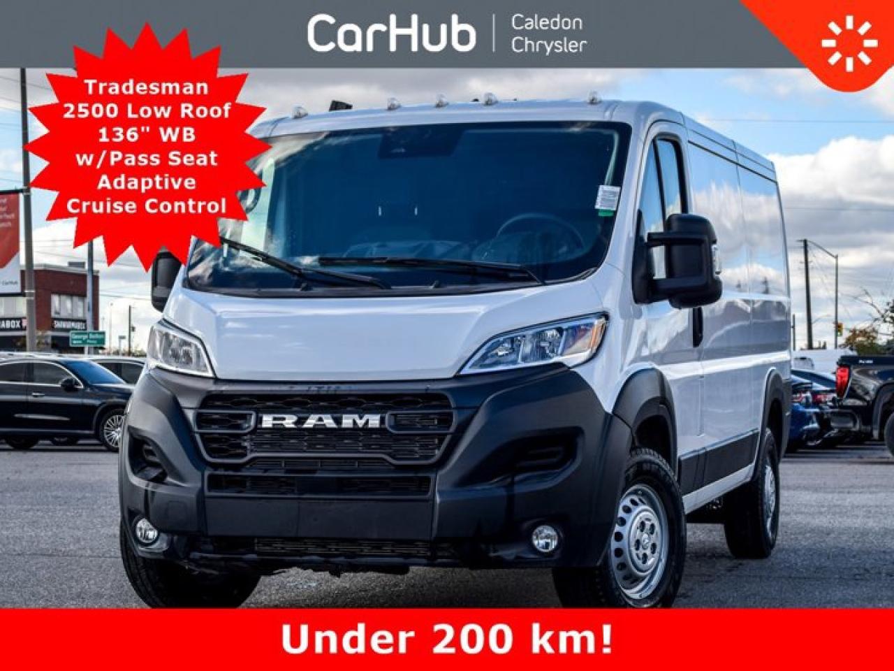 2025 RAM Cargo Van ProMaster Tradesman 2500 Low Roof 136" WB w/Pass Seat Adaptive Cruise Control Photo0