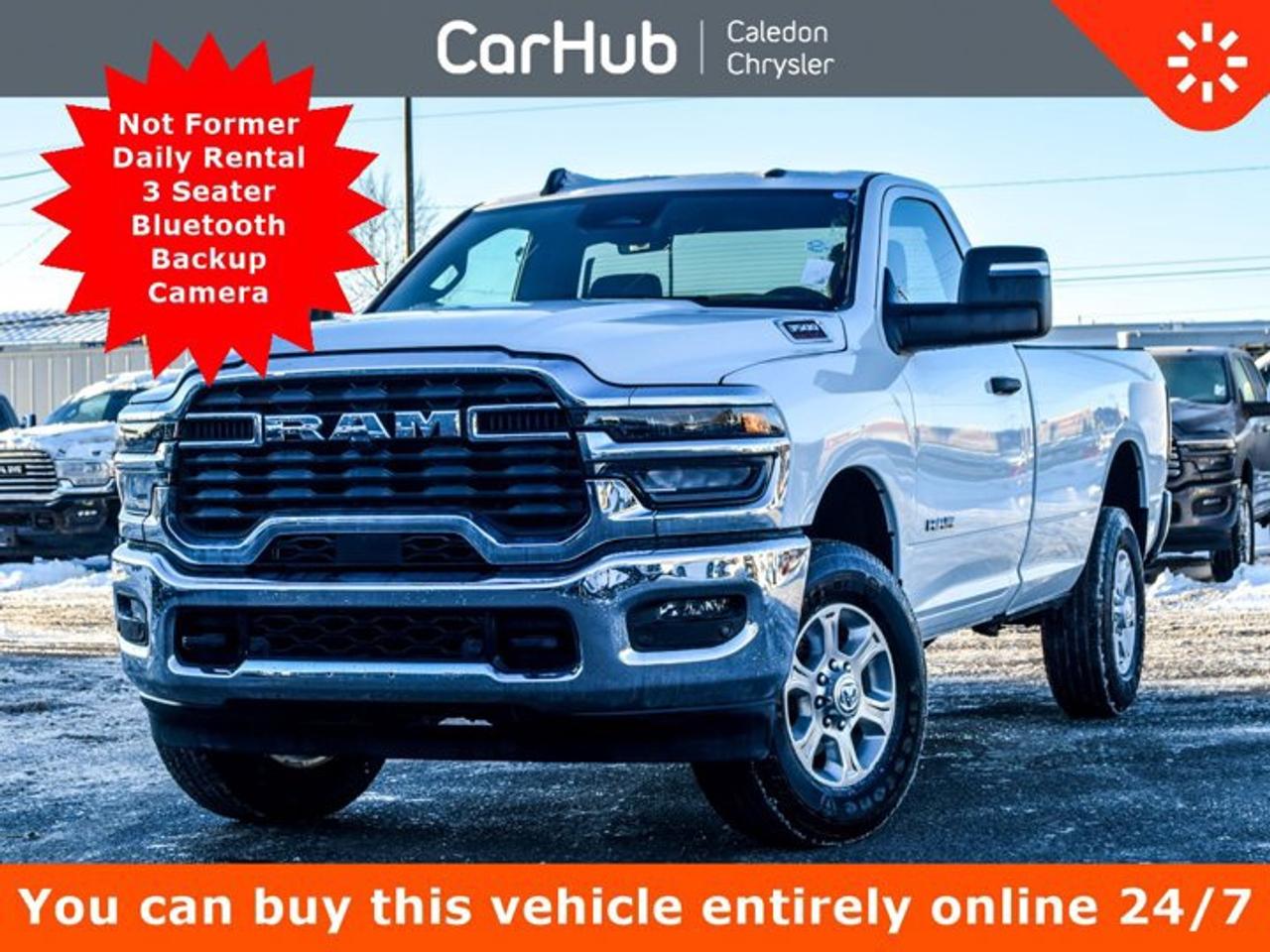 2025 RAM 3500 Big Horn 4x4 Reg Cab 8' Box 6.4L Only 42 Km Adaptive Cruise Collision Warning Plus Photo0
