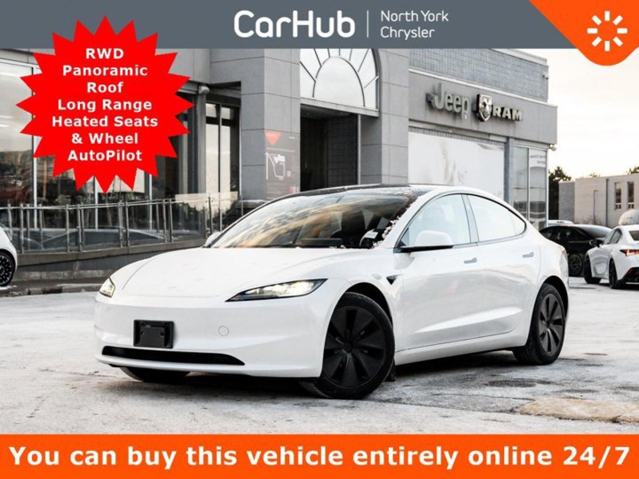 2024 Tesla Model 3 RWD Panoroof Navigation Heated Seats & Wheel AutoPilot Photo0