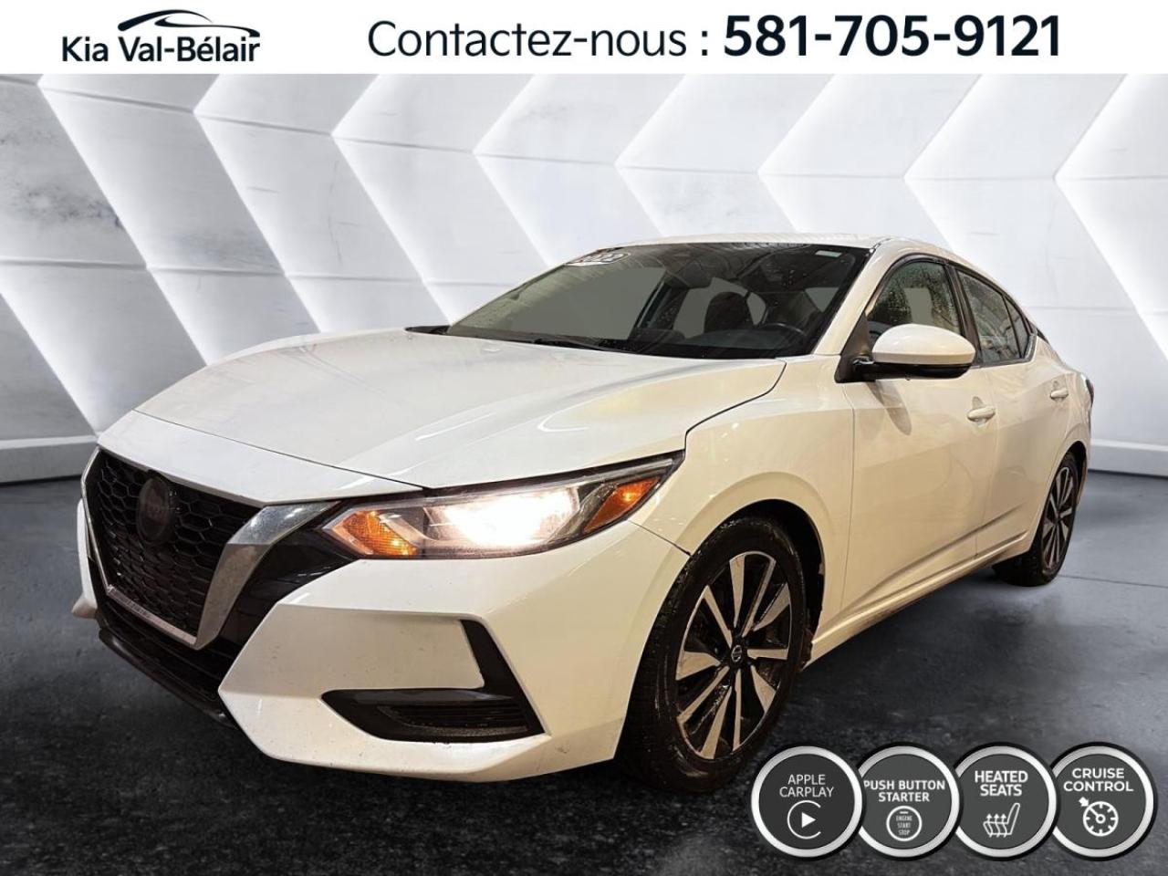 Used 2022 Nissan Sentra SV *BI-ZONE *CRUISE *BLUETOOTH *SIEGES CHAUFF *CAMERA for sale in Québec, QC