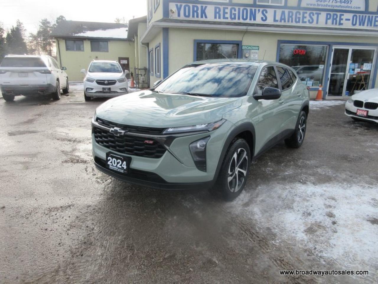 2024 Chevrolet Trax GREAT KM'S 1-RS-MODEL 5 PASSENGER 1.2L - TURBO.. HEATED SEATS & WHEEL.. BACK-UP CAMERA.. BLUETOOTH SYSTEM.. KEYLESS ENTRY.. Photo