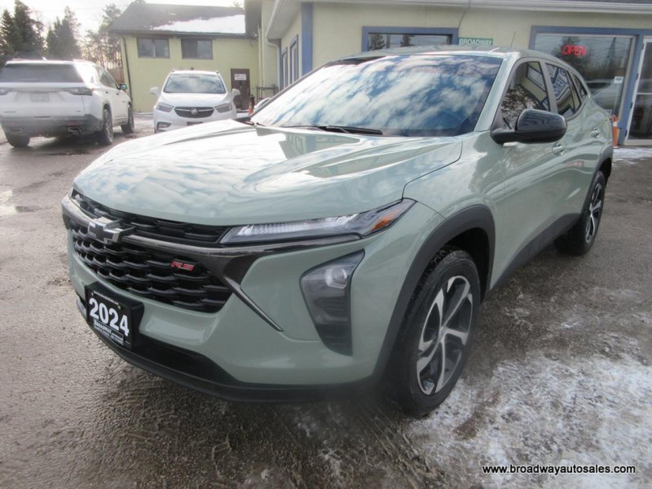 2024 Chevrolet Trax GREAT KM'S 1-RS-MODEL 5 PASSENGER 1.2L - TURBO.. HEATED SEATS & WHEEL.. BACK-UP CAMERA.. BLUETOOTH SYSTEM.. KEYLESS ENTRY.. Photo