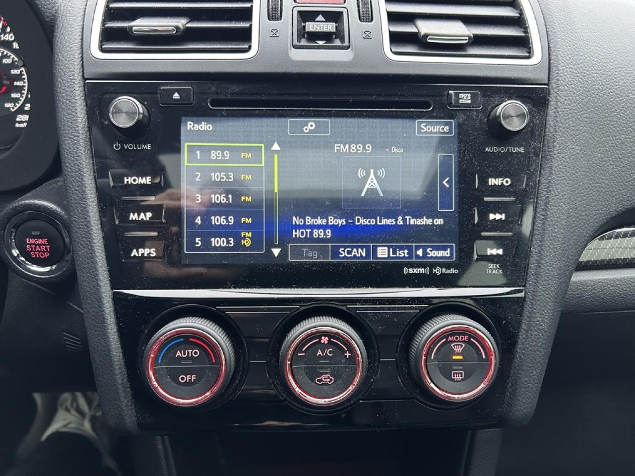 2018 Subaru WRX Sport-Tech  - Navigation -  Sunroof Photo