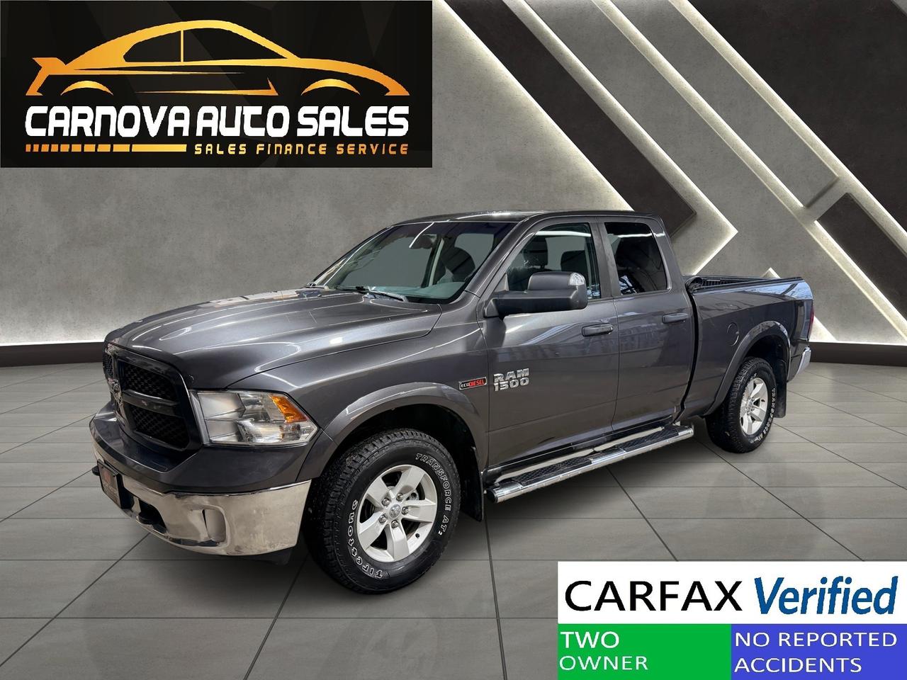 2016 RAM 1500 Outdoorsman Diesel 4x4+Camera+CLEAN CARFAX Photo0