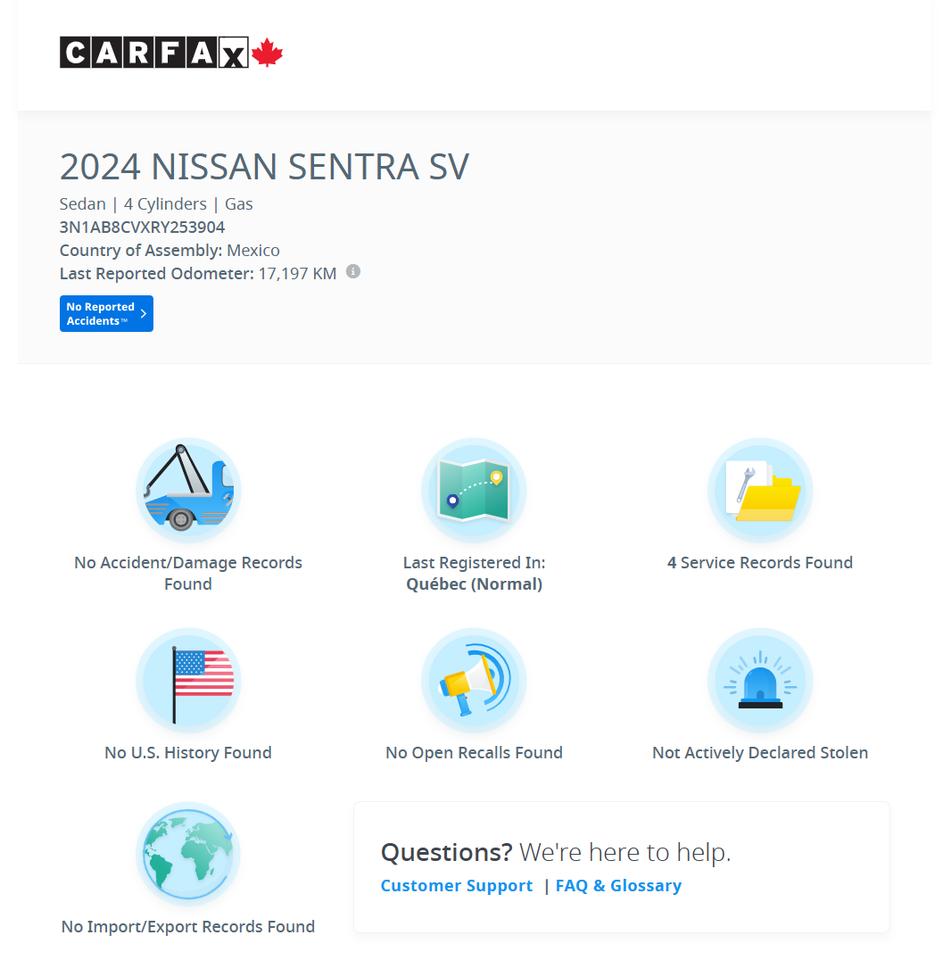 2024 Nissan Sentra SV+NO FEES! LIKE NEW+ONE OWNER+CLEAN CARFAX Photo