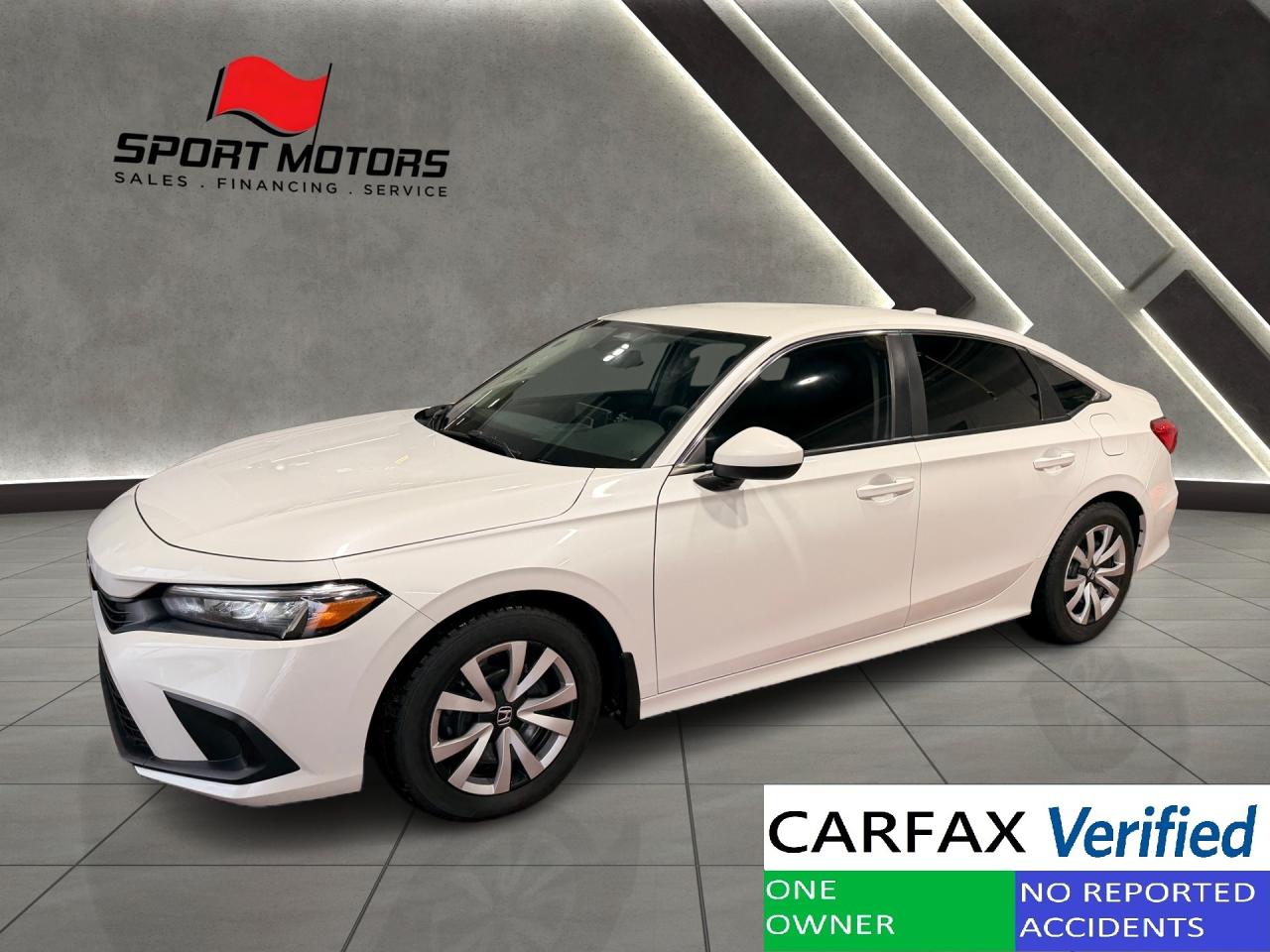 2022 Honda Civic LX+Adaptive Cruise+ONE OWNER+CLEAN CARFAX Photo0