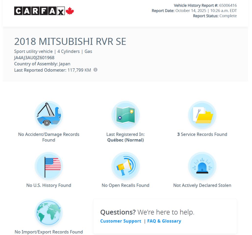 2018 Mitsubishi RVR SE+New Tires+Brakes+Camera+CLEAN CARFAX Photo61