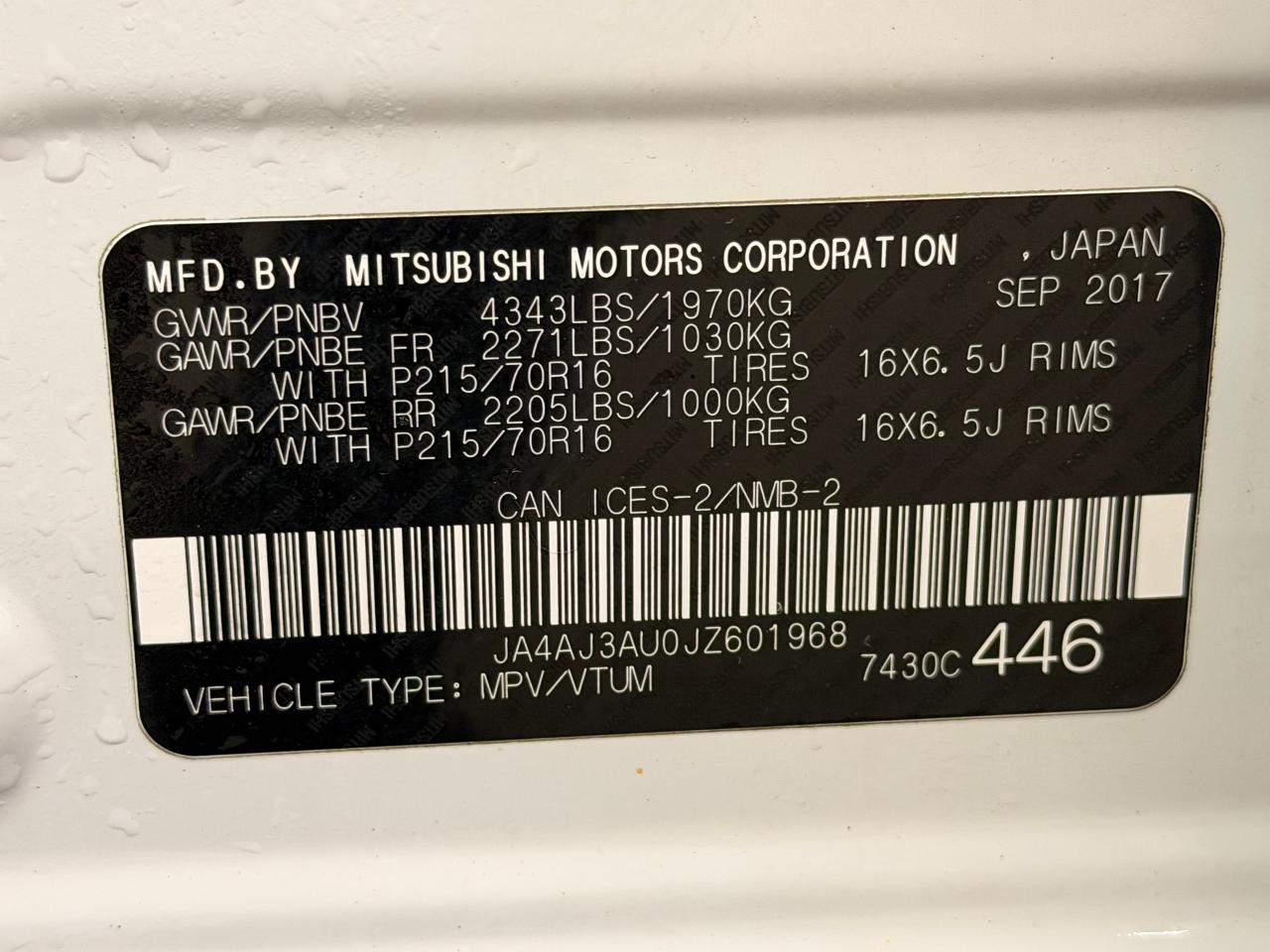 2018 Mitsubishi RVR SE+New Tires+Brakes+Camera+CLEAN CARFAX Photo38