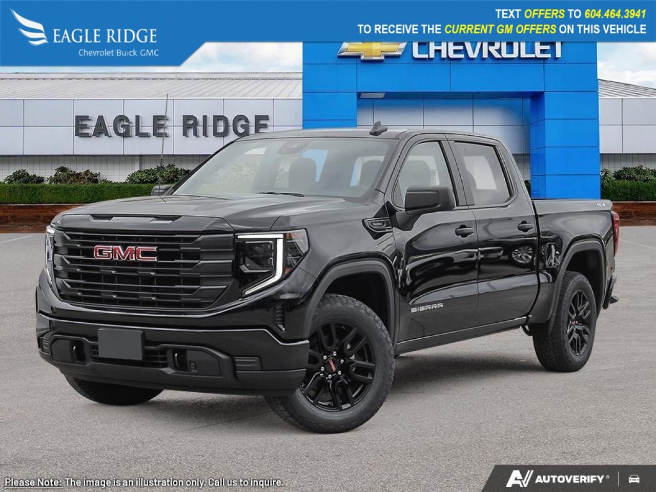 New 2026 GMC Sierra 1500 Pro Electric Rear-Window Defogger, Electrical Steering Column Lock, Front Frame-Mounted Black Recovery Hooks, HD Rear Vision Camera, Hitch Guidance, LED Cargo Area Lighting, Power Door Locks, for sale in Coquitlam, BC