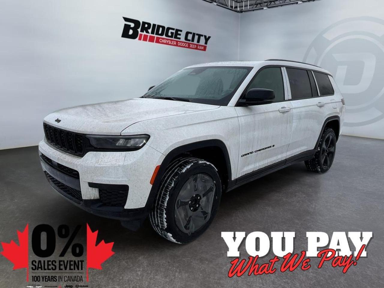 New 2025 Jeep Grand Cherokee L Laredo Blind Spot Monitoring, Remote Start for sale in Lethbridge, AB