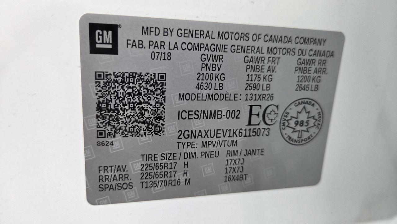 2019 Chevrolet Equinox AWD 4dr LT w/1LT - Photo #22