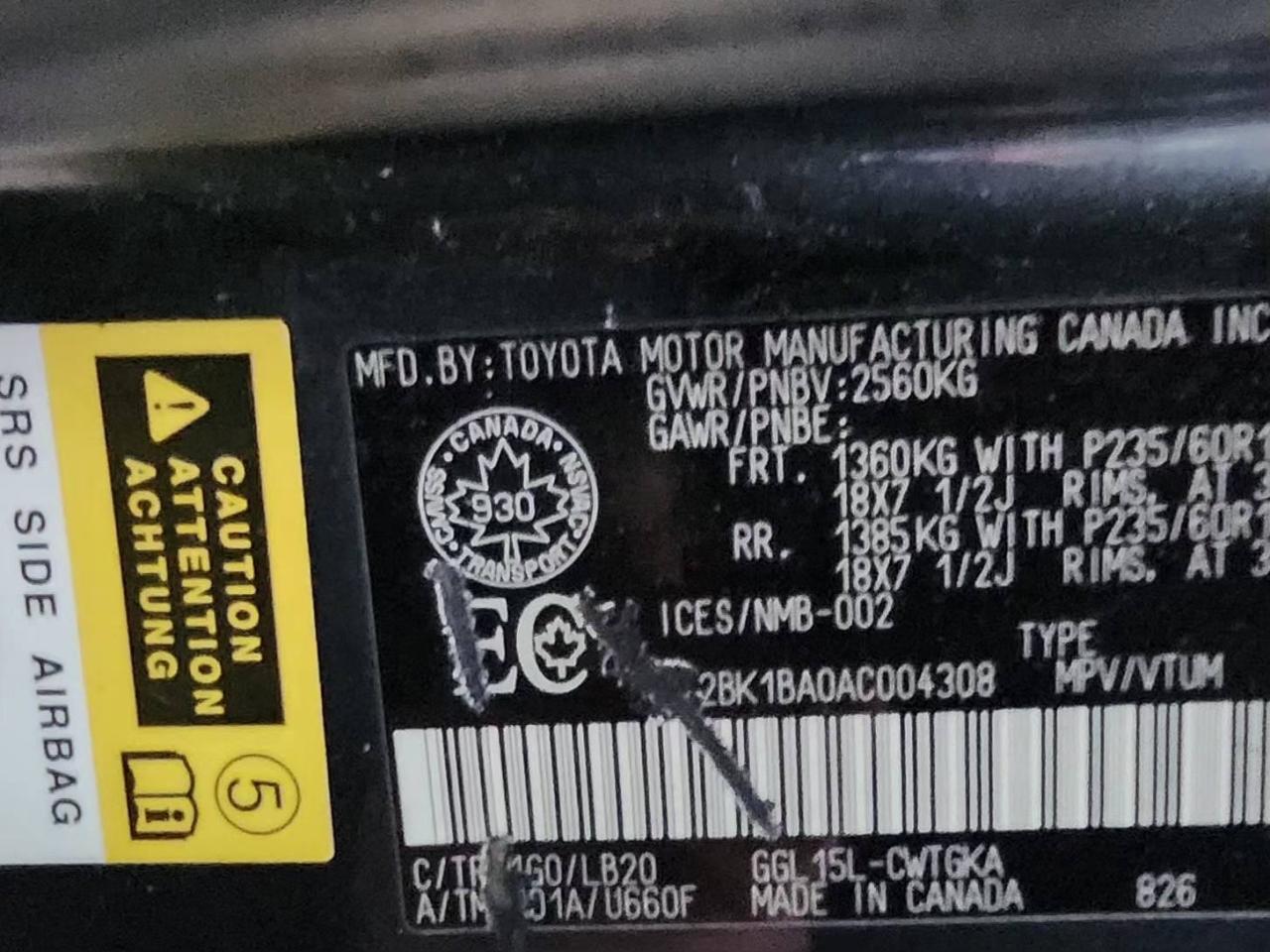 2010 Lexus RX 350 NO Navigation, AWD 4dr Photo