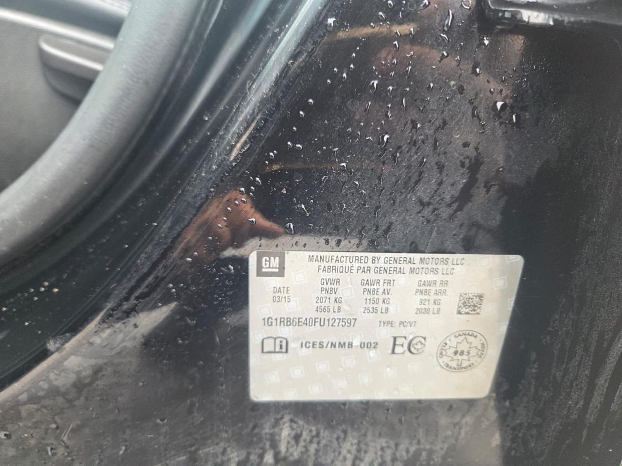 2015 Chevrolet Volt HYBRID PLUG IN, ONLY 142KMS, NO ACCIDENTS, CERT - Photo #16