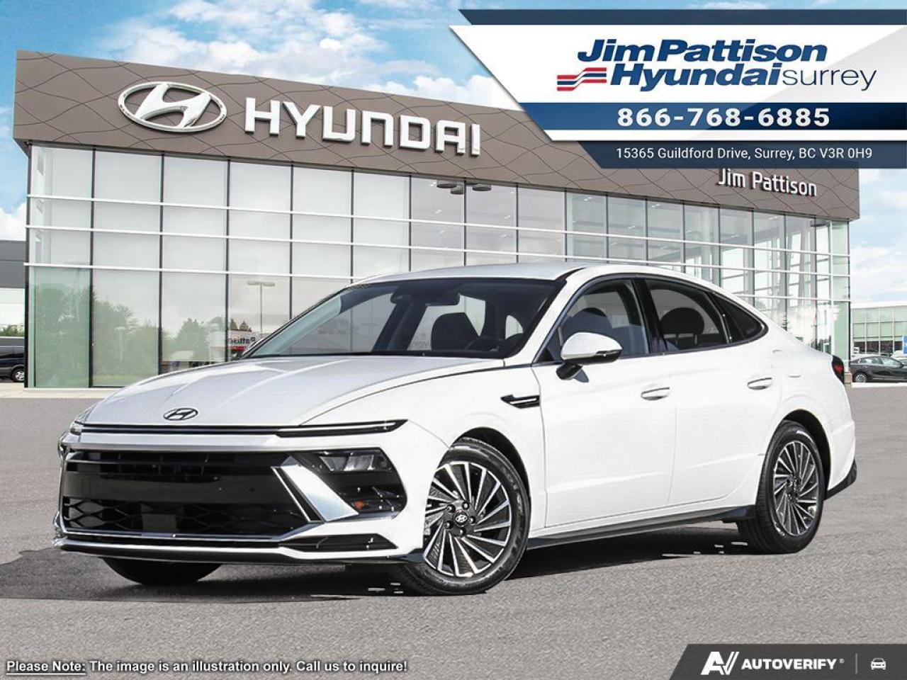 New 2026 Hyundai Sonata Hybrid Preferred-Trend FWD for sale in Surrey, BC