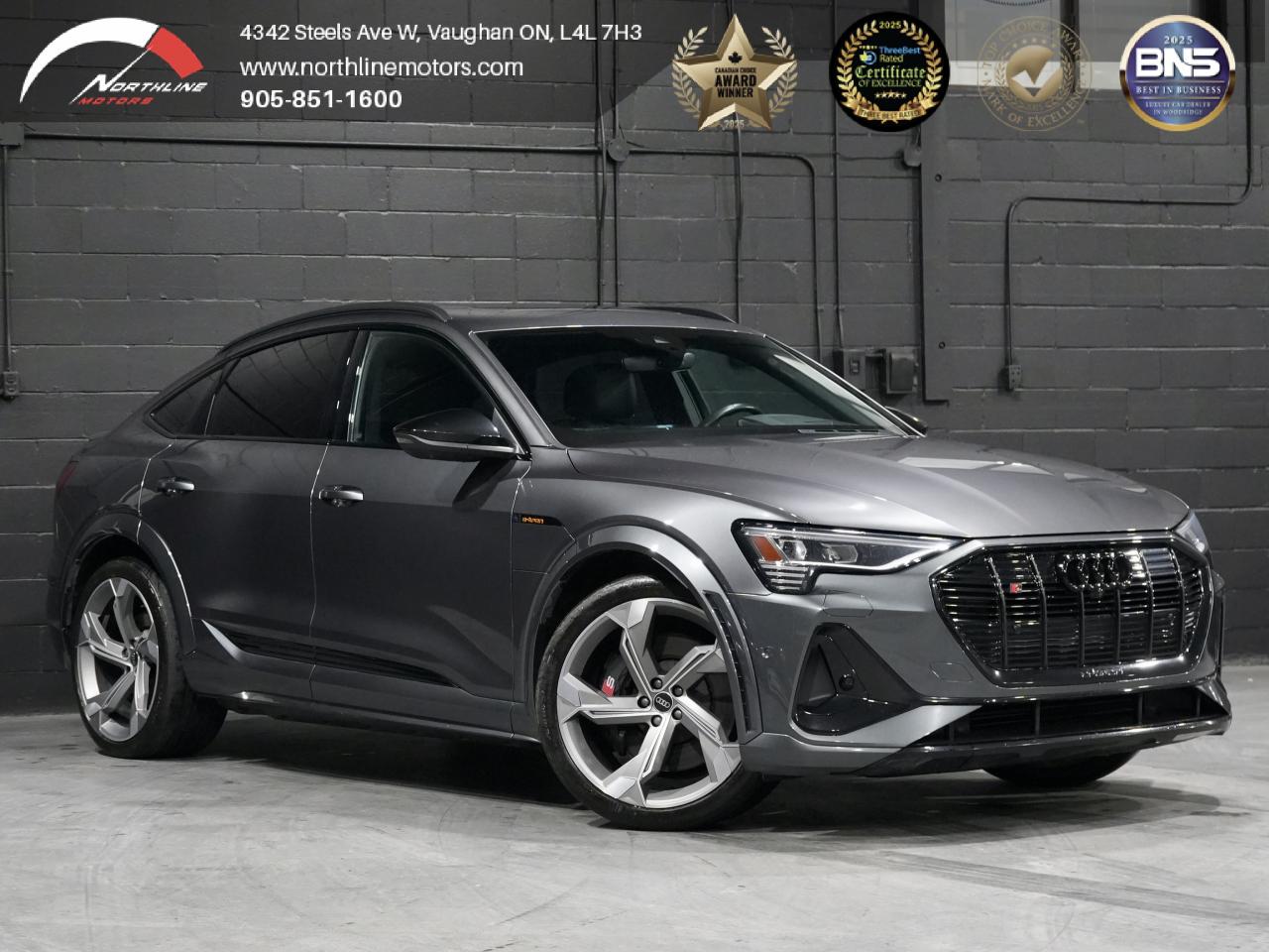 Used 2022 Audi E-Tron S Sportback CHRONOS PKG/PANO/HUD/360 CAM/B&O/NO ACCIDENTS for sale in Vaughan, ON