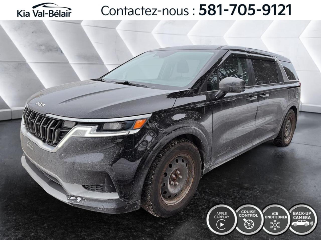 Used 2022 Kia Carnival LX *V6 *290HP *CRUISE *CAMÉRA *CARPLAY *8PASSAGERS for sale in Québec, QC