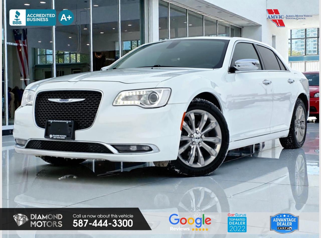 CLEARANCE PRICED  PRICED TO MOVE <br/> LIMITED TIME at Diamond Motors <br/> Drive away with a FREE 1-Year Warranty + low payments included at Listed Price. T&Cs Apply. <br/> 3.6L 6 CYLINDER ENGINE, ALL WHEEL DRIVE, LEATHER, NAVIGATION, APPLE CARPLAY, CRUISE CONTROL, ALPINE AUDIO, PANORAMIC ROOF, HEATED AND VENTILATED SEATS, HEATED STEERING WHEEL, BACKUP CAMERA, REMOTE STARTER, PUSH START, KEYLESS ENTRY, AND MUCH MORE! <br/> <br/> <br/> Just Arrived 2018 Chrysler 300 Limited AWD White has 114,042 KM on it. 3.6L 6 Cylinder Engine engine, All-Wheel Drive, Automatic transmission, 5 Seater passengers, on special price for $22,500.00. <br/> <br/> <br/> Book your appointment today for Test Drive. We offer contactless Test drives & Virtual Walkarounds. Stock Number: 25322 <br/> Disclosure: This vehicle was previously registered in MB. Vehicle has passed all required inspections in Alberta. <br/> The vehicle was in need of repairs as a result of an incident or collision that cost more than $3,000 including parts and labour. <br/> At Diamond Motors, we are dedicated to providing you with an outstanding car-buying experience, offering quality pre-owned vehicles at prices that fit your budget. Our transparent and honest approach means you can expect straightforward guidance without any high-pressure sales tactics. We believe in building lasting relationships with our customers by offering personalized service tailored to your needs. From the moment you step onto our lot, our team is here to support you every step of the way, ensuring you leave confident in your decision. Trust, integrity, and customer satisfaction are the foundation of everything we do. <br/> <br/> <br/> Why choose us? <br/> <br/> Certified Pre-Owned Vehicles <br/> Family Owned & Operated <br/> Finance Available <br/> Extended Warranty <br/> Vehicles Priced to Sell <br/> No Pressure Environment <br/> Inspection & Carfax Report <br/> Professionally Detailed Vehicles <br/> Full Disclosure Guaranteed <br/> AMVIC Licensed <br/> BBB Accredited Business <br/> CarGurus Top-rated Dealer 2022 & 2024 <br/> <br/> <br/> Phone to schedule an appointment @ 587-444-3300 or simply browse our inventory online www.diamondmotors.ca or come and see us at our location at <br/> 3403 93 street NW, Edmonton, T6E 6A4 <br/> <br/> <br/> To view the rest of our inventory: <br/> www.diamondmotors.ca/inventory <br/> <br/> <br/> This dealership provides all required disclosures in accordance with AMVIC regulations. A completed Mechanical Fitness Assessment and its associated inspection work order will be supplied with every vehicle. A Carfax (or equivalent) vehicle history report will also be provided, including available information on previous damage, accident history, stolen or salvage status, and jurisdictional records. <br/> Customers are encouraged to review all vehicle features, options, and equipment for accuracy prior to purchase. <br/>
