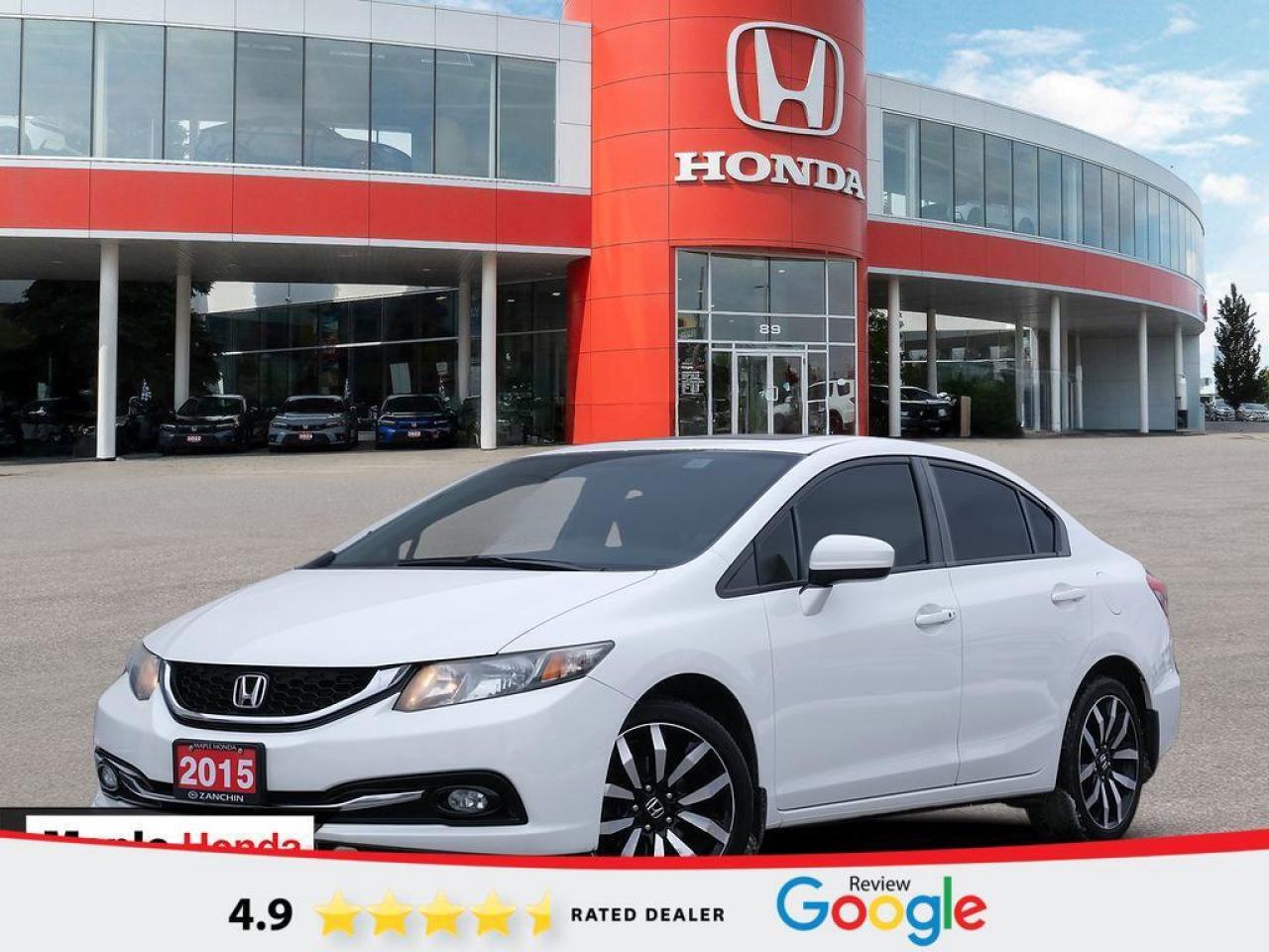 Used 2015 Honda Civic Sedan Leather Seats| navigation| Heated Seats| Honda Lan for sale in Vaughan, ON
