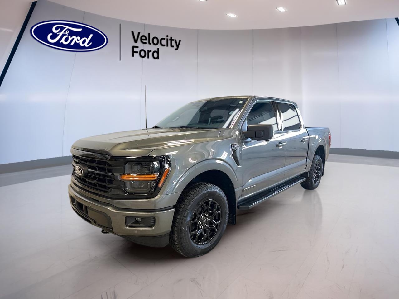 Experience the future of capability and efficiency with the brand new 2025 Ford F-150 Hybrid XLT SuperCrew, now available at Velocity Ford in Moose Jaw. This hybrid truck pairs legendary Ford toughness with innovative hybrid technology, delivering impressive power and remarkable fuel efficiency. The Black Appearance, Mobile Office, and Tow/Haul Packages add a bold look and functional versatility, making it the perfect choice for work and play.

FEATURES OF THE F-150 Hybrid XLT SuperCrew with Black Appearance, Mobile Office and Tow/Haul Pkgs
»» Black exterior accents for a modern look
»» Mobile Office Package for on-the-go productivity
»» Tow/Haul Package for enhanced towing capability
»» SuperCrew cab for spacious interior comfort

TRUCK FEATURES
»» Towing capacity up to 4,671 kg
»» Four-Wheel Drive (4WD) for all-terrain confidence
»» Rear tow hook for added utility
»» Off-road tires for rugged performance

HYBRID VEHICLE FEATURES
»» Advanced 3.5-litre hybrid engine system
»» Improved fuel economy for lower running costs
»» Seamless automatic transmission with dual shift mode
»» Regenerative braking for enhanced efficiency

ADVANCED SAFETY FEATURES
»» Blind Spot Monitor for safer lane changes
»» Lane Departure Warning for added peace of mind
»» Side impact and head side airbags
»» Child safety locks for family protection

PERFORMANCE AND EFFICIENCY
»» 3.5-litre hybrid engine delivers strong power
»» Automatic transmission for smooth driving
»» Stability control for confident handling
»» Tire pressure monitoring for optimal safety

COMFORT AND CONVENIENCE
»» Heated and electric mirrors for all-weather visibility
»» Power windows and power steering for ease of use
»» Adjustable steering wheel for custom comfort
»» Front air conditioning for year-round comfort

TECHNOLOGY AND CONNECTIVITY
»» Bluetooth integration for hands-free calls and music
»» WiFi hotspot keeps you connected on the go
»» Steering wheel audio controls for driver convenience
»» Satellite radio for endless entertainment

CARGO SPACE
»» SuperCrew cab maximizes passenger and cargo space
»» Rear trunk access for easy loading
»» Foldable rear seats for flexible storage
»» Spare tire included for peace of mind

WHAT OTHER OWNERS LIKE
»» Impressive towing and hauling capabilities
»» Fuel savings from the hybrid powertrain
»» Spacious and comfortable SuperCrew interior
»» Advanced safety and connectivity features

This 2025 Ford F-150 Hybrid XLT SuperCrew with Black Appearance, Mobile Office and Tow/Haul Pkgss VIN is: 1FTFW3LDXSFC61502.