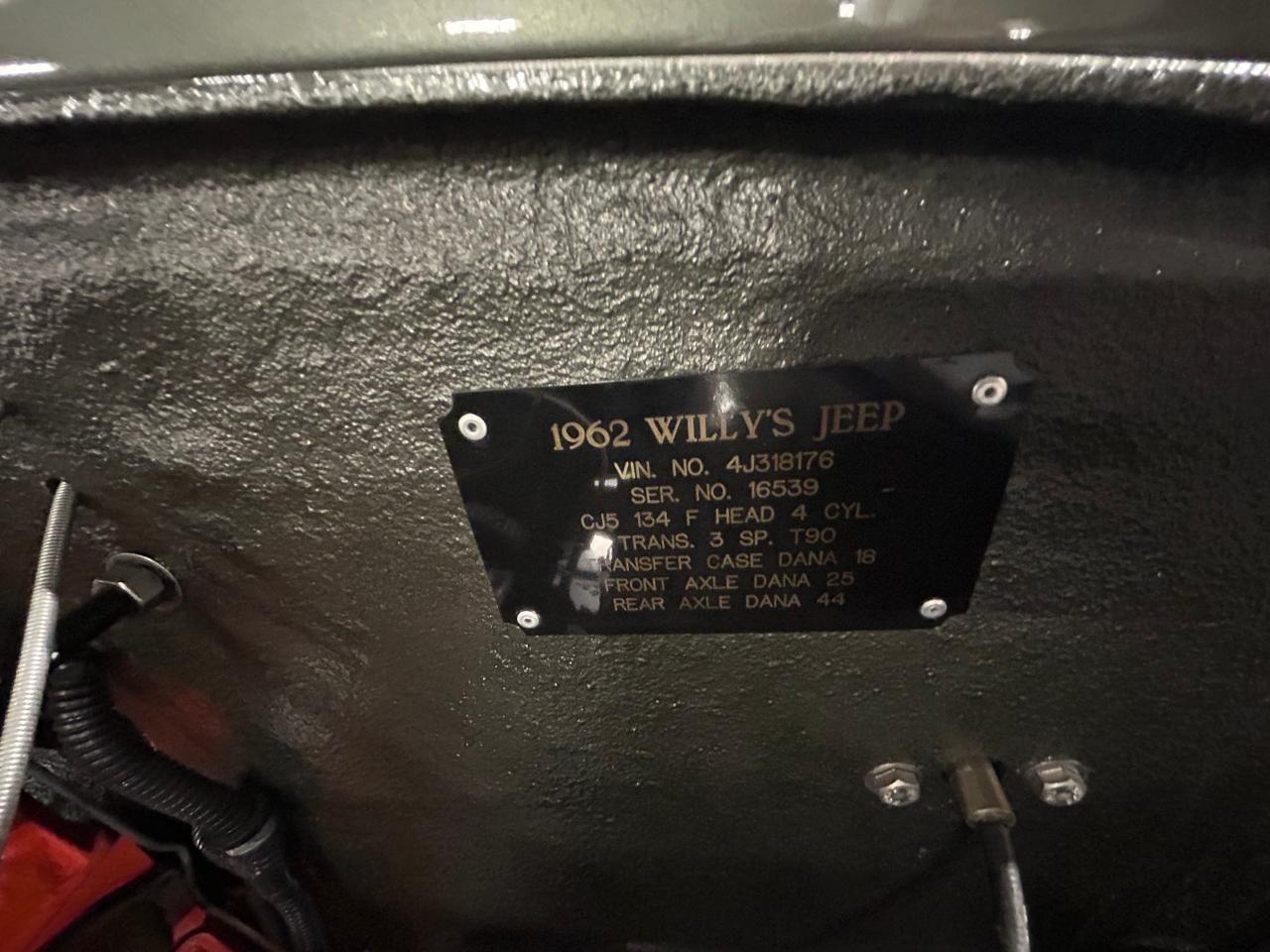 1962 Jeep Willys CJ5 Fully Restoration - Photo #17