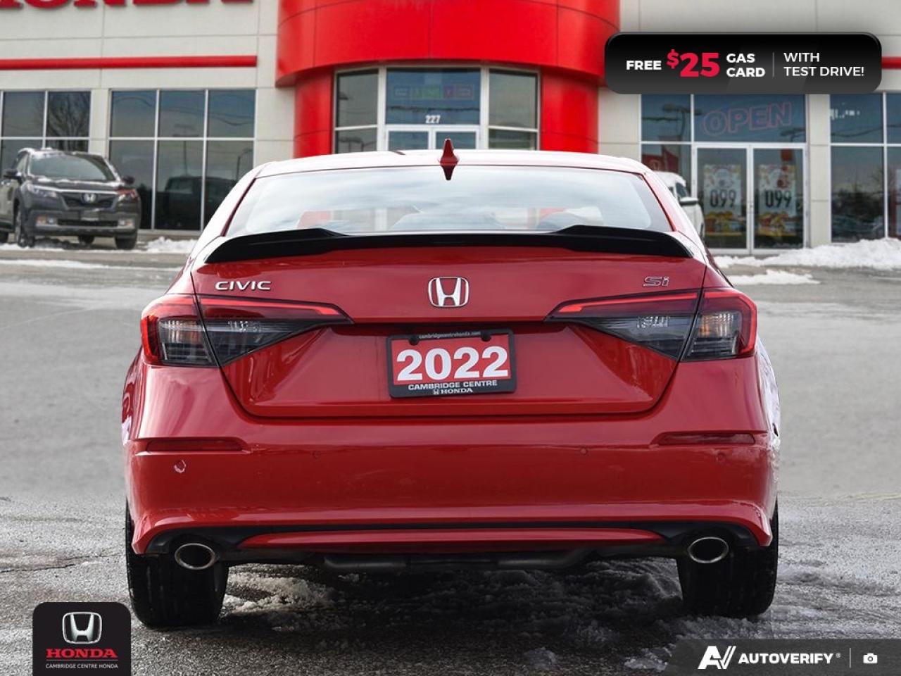 2022 Honda Civic Si HONDA SENSING TECHNOLOGIES | REARVIEW CAMERA | APPLE CARPLAY™/ANDROID AUTO™ Photo4