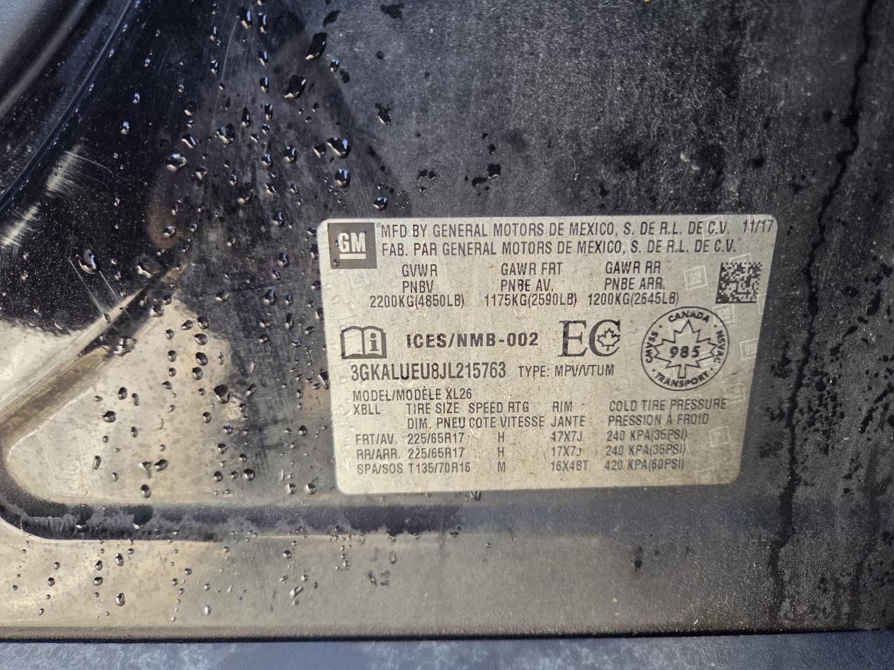 2018 GMC Terrain Sle Diesel Photo