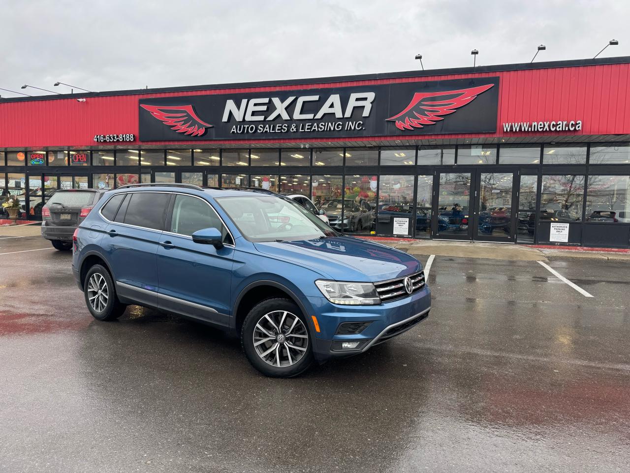 2020 Volkswagen Tiguan COMFORTLINE 7 PASS AWD LEATHER PAN/ROOF B/SPOT