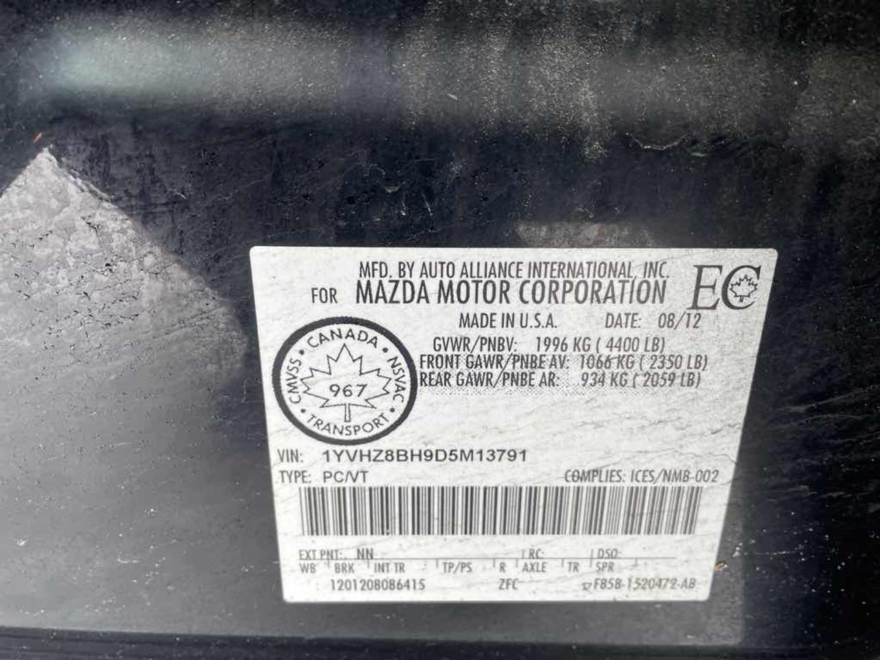 2013 Mazda MAZDA6 SPORT Photo