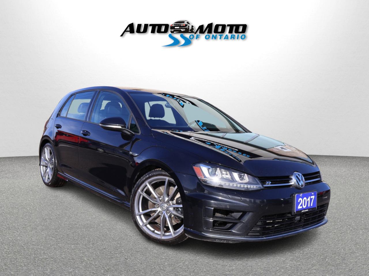 Used 2017 Volkswagen Golf R DSG AWD CERTIFIED *V.W MAINTAIN* CAMERA NAV BLUETOOTH LEATHER HEATED P.SENSORS CRUISE ALLOYS for sale in Burlington, ON
