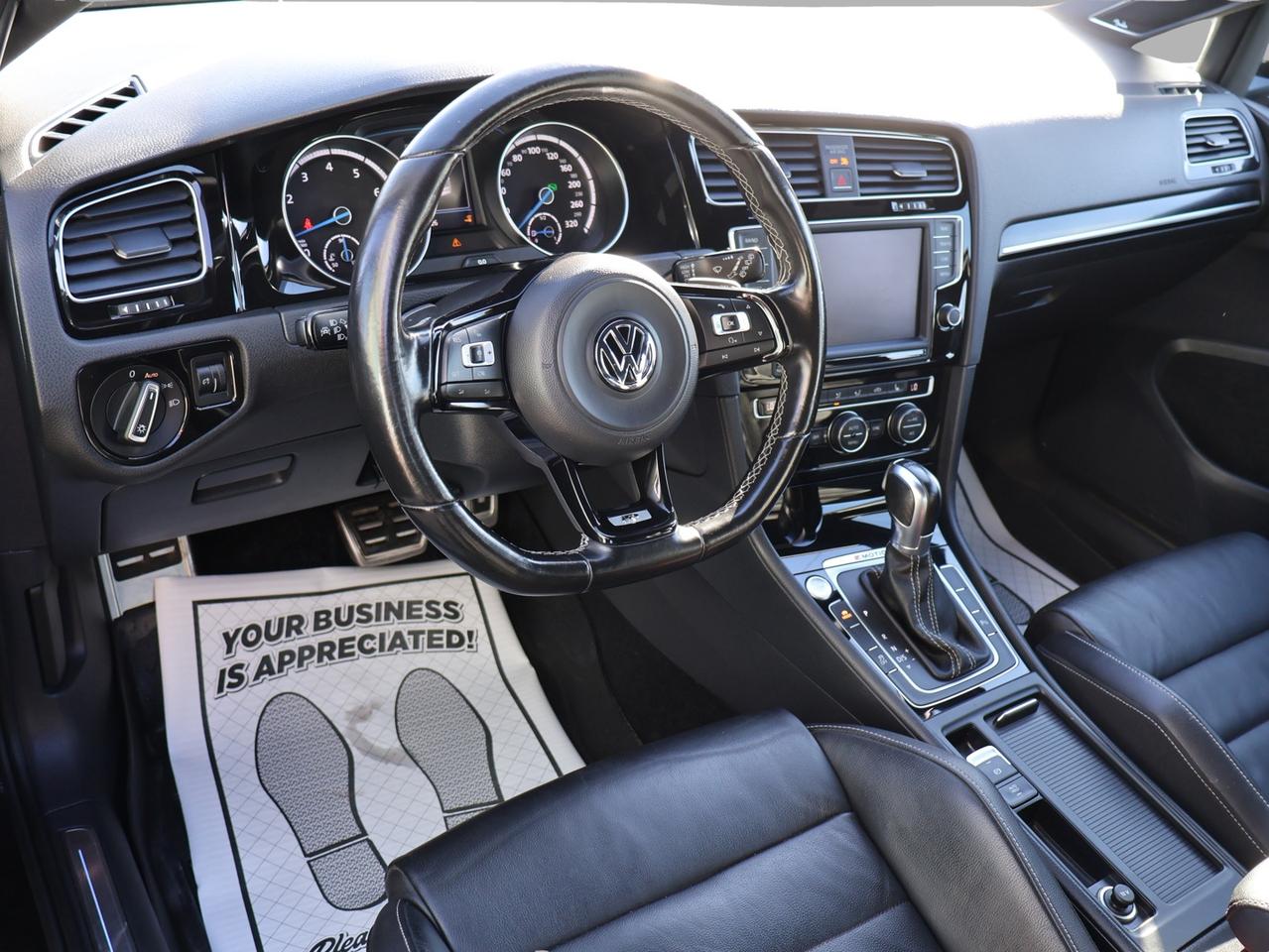 2017 Volkswagen Golf R DSG AWD CERTIFIED *V.W MAINTAIN* CAMERA NAV BLUETOOTH LEATHER HEATED P.SENSORS CRUISE ALLOYS Photo