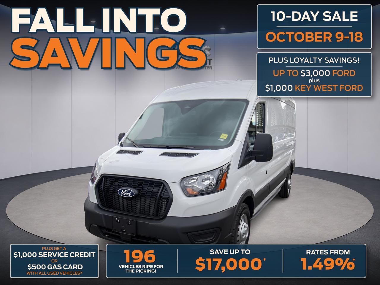 Oxford White 2026 Ford Transit Cargo Van All-Wheel Drive Automatic