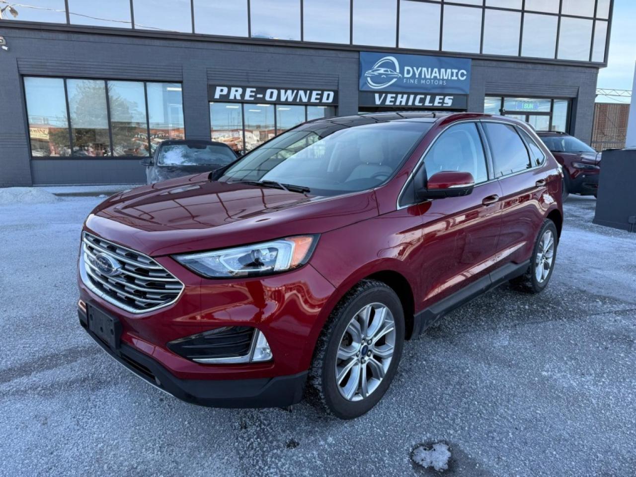 Used 2019 Ford Edge TITANIUM/ BLIND SPOT/ NAVI/ PANO SUNROOF/ REAR CAM for sale in North York, ON
