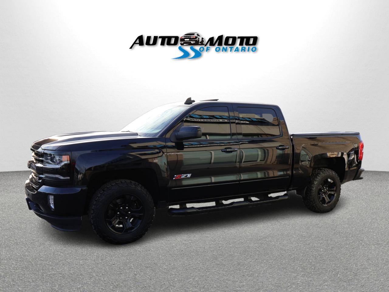 2018 Chevrolet Silverado 1500 V8 LTZ-Z71 OFF ROAD CREW 4WD *1 OWNER*SERVICE RECORDS* CAMERA NAVI BLUETOOTH COOL/HEAT LEATHER  SEAT/STEERING P.SENSORS CRUISE ALLOYS RUNNING BOARDS Photo2