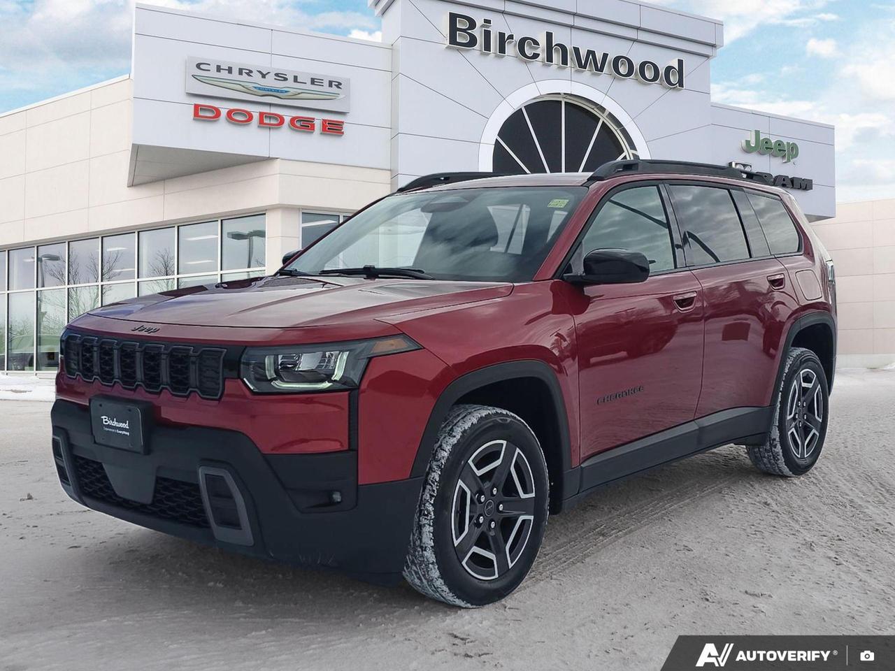 Experience the future of SUVs with the 2026 Jeep Cherokee Laredo. This innovative hybrid combines rugged capability with eco-friendly efficiency, perfect for the modern adventurer.

Key Features:
- Gas/Electric Hybrid powertrain for optimal fuel economy
- 4WD system with Selec-Terrain for all-weather confidence
- 12.3 Uconnect 5 display with wireless connectivity
- Advanced safety suite including Collision Mitigation and Active Driving Assist
- Heated front seats and steering wheel for ultimate comfort
- Adaptive Cruise Control with Stop & Go functionality
- 18 machined face aluminum wheels for a striking appearance

Reserve your 2026 Jeep Cherokee Laredo today and be among the first to experience this cutting-edge SUV. Contact Birchwood Chrysler Dodge Jeep Ram to schedule a personalized consultation or to learn more about our incoming inventory. Dont miss your chance to own the future of automotive technology!
Birchwood Chrysler Dodge is your choice for New Chrysler, Dodge, Jeep, RAM vehicles in Winnipeg. 
 
With us, Experience is Everything. Complete as much or as little of your purchase online as you like. All pricing you see is what you pay. No hidden fees. All new vehicle special offers and discounts are already calculated in the pricing. On our website you can choose payment options and terms knowing these are transparent and accurate.

Start your purchase online to build your exact pricing to your specifics like how much money down, vehicle trade and any accessories or added optional protection that suits your needs.

Any questions let us know by calling (204) 774-4444, wed love to send you a video to clarify any questions about a vehicle!

Visit us in store at 90-3965 Portage Ave in the Birchwood Autopark.

Dealer permit #5686
Dealer permit #5686