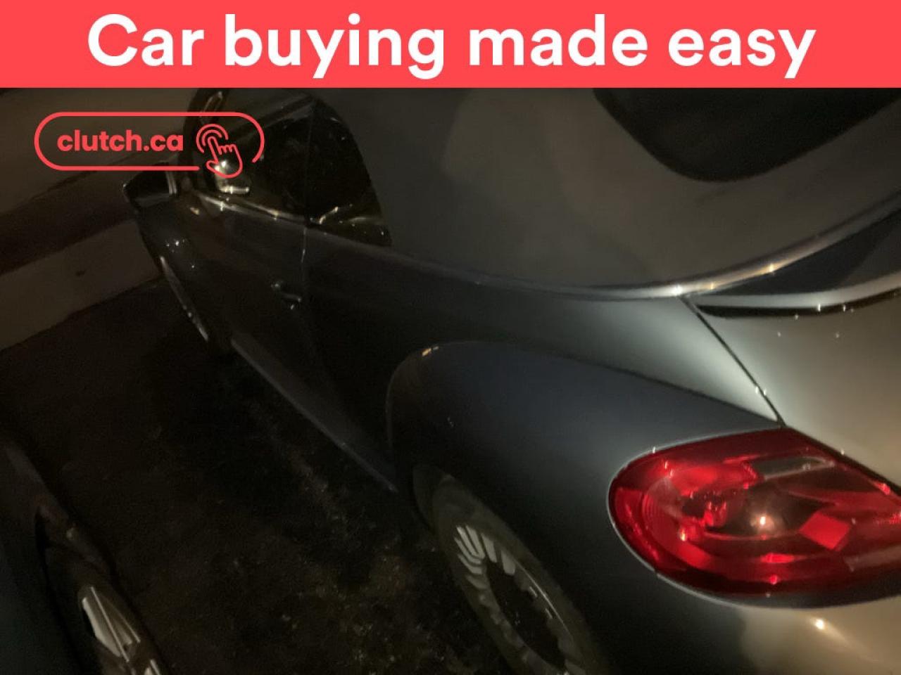 Used 2016 Volkswagen Beetle Convertible Denim Edition  w/ Heated Front Seats, Rearview Camera, Cruise Control for sale in Toronto, ON