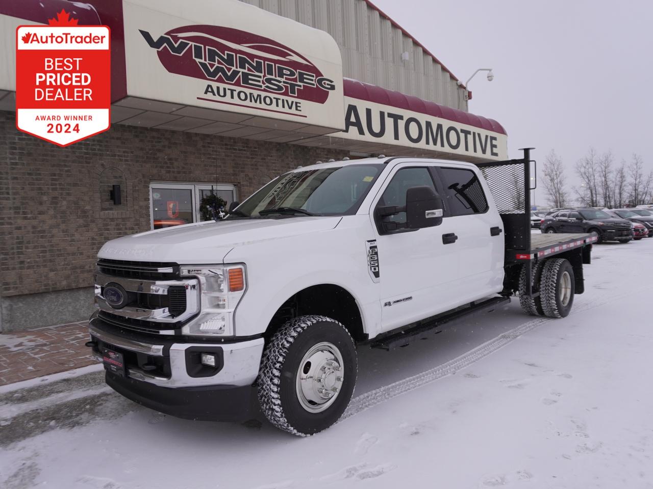 Used 2021 Ford F-350 VERY RARE F-350 DUALLY WITH FLADECK SETUP LOW KMS for sale in Headingley, MB