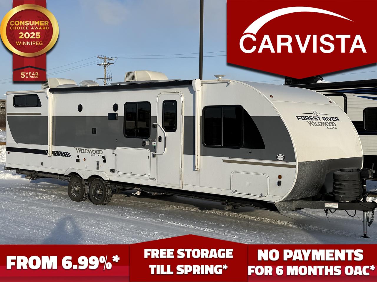 Used 2025 Wildwood by Forest River X-LITE 28VBXL BUNK HOUSE for sale in Winnipeg, MB