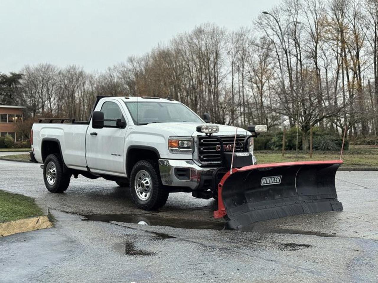 This 2017 GMC Sierra 3500HD 4x4 long box plow truck is equipped with a 6.0L 8-cylinder engine, automatic transmission and four-wheel drive, and features a white exterior with a grey cloth interior. It includes a Hinker plow measuring approximately 7 feet 9 inches wide and 2 feet 7 inches high, with plow lights and a dedicated plow controller. Additional equipment includes a 4x4 gear selector, air conditioning and heat, AM/FM radio, cruise control, cup holders and power door locks, with manual rolling windows. The truck measures about 22 feet 9 inches long, 6 feet 5 inches wide and 6 feet 7 inches high. This item is currently OFFSITE. You must register an appointment with our office to schedule an offsite viewing. Appointments must be made a minimum of one business day in advance (and as defined by the days that Repo.com is open for business) before your appointment can be scheduled and confirmed. We may, at our own discretion, instead opt to transport smaller items to Repo.coms main yard for viewing purposes.  $42,830.00 plus $375 processing fee, $43,205.00 total payment obligation before taxes.   Listing report, warranty, contract commitment cancellation fee, financing available on approved credit (some limitations and exceptions may apply). All above specifications and information is considered to be accurate but is not guaranteed and no opinion or advice is given as to whether this item should be purchased. We do not allow test drives due to theft, fraud, acts of vandalism and undetectable impaired driving. Instead we provide the following benefits: Complimentary Warranty (with options to extend), Limited Money Back Satisfaction Guarantee on Fully Completed Contracts, Contract Commitment Cancellation, and an Open-Ended Sell-Back Option. Ask seller for details or call 604-522-REPO(7376) to confirm listing availability.