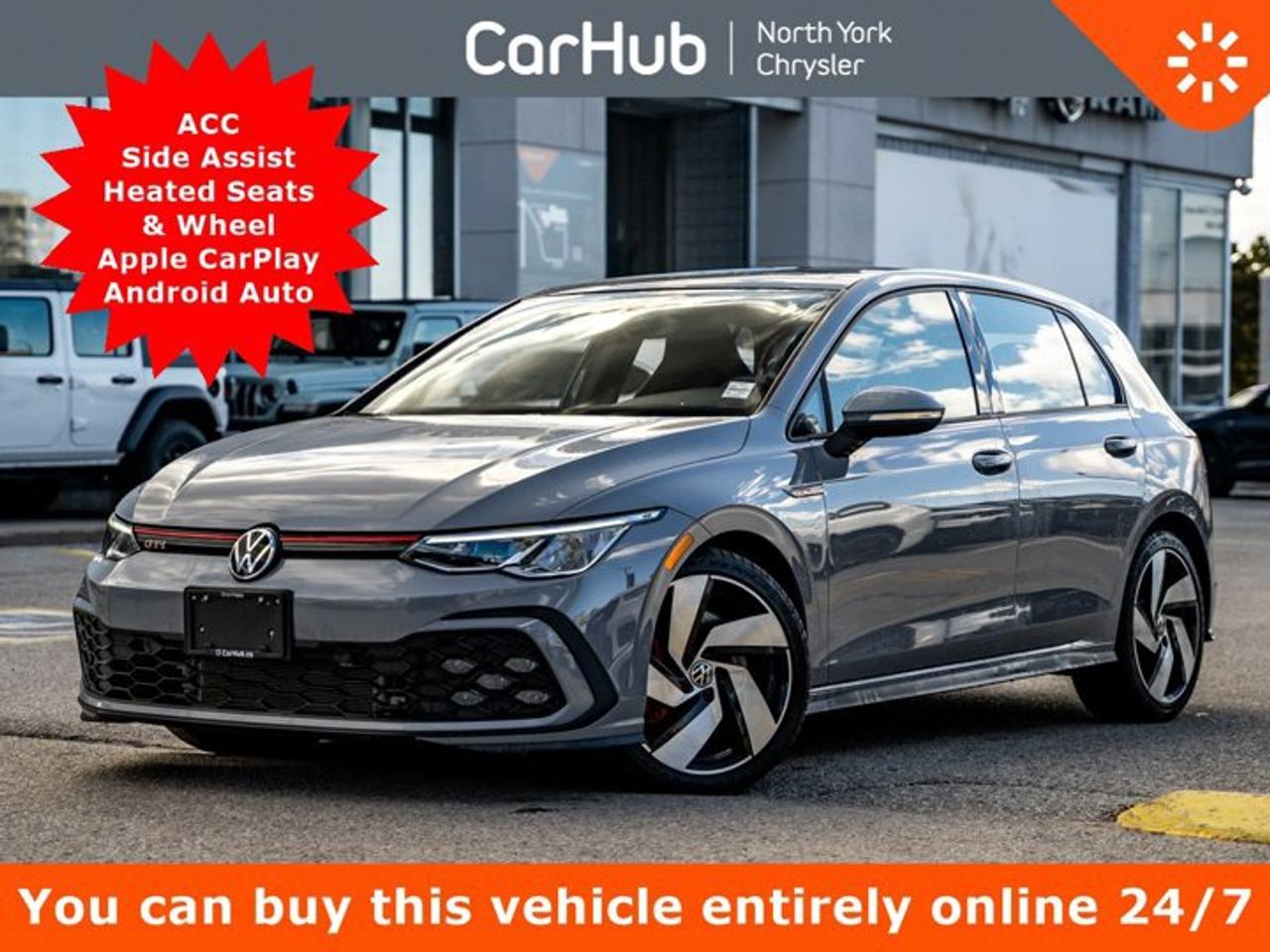 2023 Volkswagen Golf GTI DSG ACC Side Assist Heated Seats & Wheel Apple CarPlay Android Auto Photo0