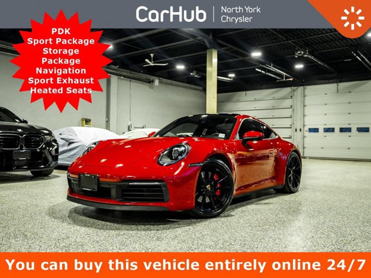 2020 Porsche 911 Carrera 4S PDK Sport Package Storage Package Navi Sport Exhaust  Heated Seats Photo0