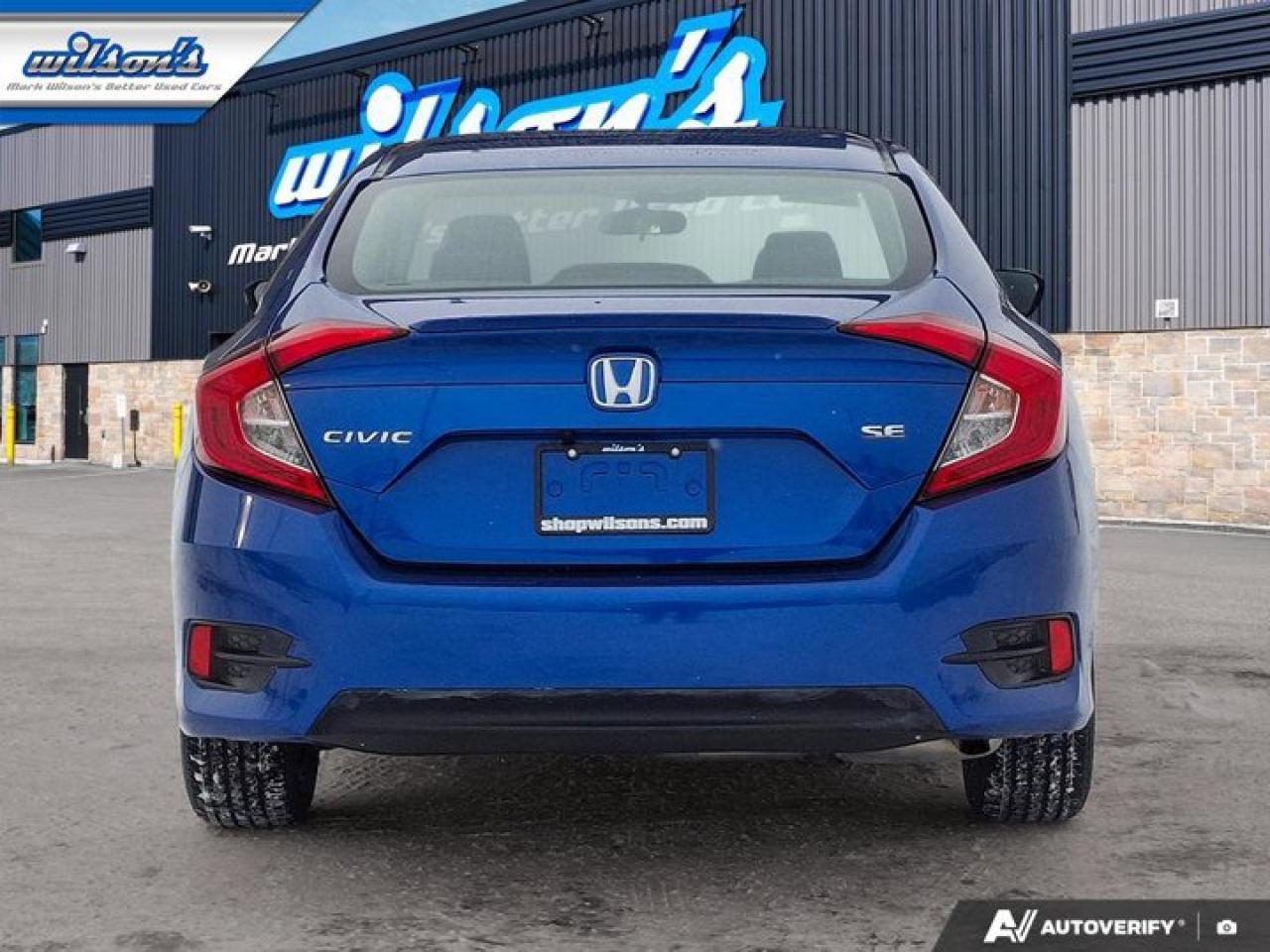 2018 Honda Civic Sedan SE | Heated  Seats | Adaptive Cruise | CarPlay + Android | Rear Cam Photo3